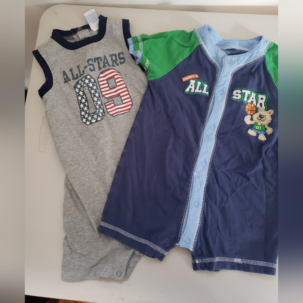 🟣bogo - 2 packsnap up rompers